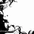 Black-and-white pixelated animation of a figure with flowing hair and limbs, transitioning from left to right