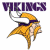 Pixelated image of a Viking warrior with blonde hair and horned helmet, holding an axe above the word "VIKINGS" on white background next to green text reading "Original Icons .com".