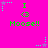 Bright pink background with green text "I G Moose!" and pixelated star shapes in cyan, purple, and light blue scattered across the image.