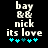 Pixelated text and symbols on black background with cyan hearts, showing animation in heart positions.