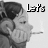 A black-and-white animated sequence shows a person with dark hair holding a cigarette, transitioning between three text labels: 'Let's', 'Get', and 'Lost'.
