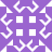 Purple background with white pixelated patterns including four squares and curved shapes arranged symmetrically.