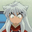 Pixelated anime-style character with long white hair, large eyes, and a red outfit against light background.