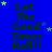 Blue background with repeated text "Let The Good Times Roll!!" in dark green, scattered small stars in light blue and bright green.