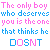 Pixelated text in alternating pink and blue colors repeats across the image with 'DOSNT' at the bottom.