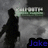 Pixelated image of a dark silhouette figure holding an object against a gray background with green and white elements above, blue text reading 'Jake' at bottom right.