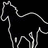 A split-screen image with a pixelated horse silhouette on black background and red text reading "Look Back Sft Through All The Cliques...".