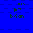 Blue background with repeating dark blue square pattern and four identical text blocks reading 'titans #7 brian' in green font.