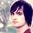 A pixelated image of a person with dark hair and red clothing, surrounded by text reading "and who cares," "divine," and "intervention?" in various