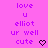 A static image with a bright pink background displays repeated text phrases and symbols in purple pixelated font.