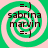 Green and white spiral background with black text 'sabrina marvin' and two '=.-)' emoticons, one above and one below the name.