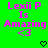 Green background with pink pixelated text reading "Lexii P Is Amazing <3" and two black heart symbols below.