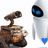 Animated sequence of two robot figures with a small brown tree-like object, featuring changing heart symbols beneath the white robot.