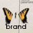 Animated butterfly icon with yellow and black wings, showing wing movement and text changes below.