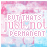 Pixelated pink and blue gradient background with text reading 'BUT THATS JUST NOT PERMANENT' in light purple block letters, featuring a small heart symbol replacing the letter O in 'NOT'.