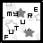 Pixel art contact sheet showing a 4-frame animation of a cartoon woman holding a tray with text panels above her, featuring star motifs and the phrase "WOULD YOU LIKE FRIES WITH THAT?" in blocky font.