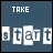 25 identical static images showing a blue background with white text reading "start" and changing words above it