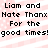 Pixelated text on a pink and white striped background with repeated phrases.