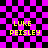 Pixelated text 'LUKE PEISLEY' in yellow on a purple and black checkered background with animated distortion effects.