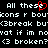 Static pixel art displays white text on black background with red heart symbol replacing 'e' in 'these', showing multiple lines of text including broken emoticons and repeated phrases.
