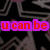 Pixelated text in six colored blocks arranged in two against a dark star-patterned background