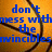 A basketball-themed buddy icon with blue text overlays reading "don't mess with the invincibles," "#21," and "2-3" on a textured orange ball background.