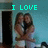 Two side-by-side pixelated images of a couple embracing, with text above each image on a teal background.