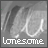 A grayscale animated icon shows a figure with long hair and a white dress, repeatedly moving its arms in a wave-like motion while the word 'lonesome' appears below.