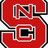 A four-quadrant with red, white, black, and gray sections containing stylized letters 'N' and 'C', pixelated text reading 'ABC' and 'Anybody But Carolina'