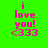 Green background with pink text 'i love you! <333' and blue horizontal bars shifting across the image in four variations.