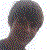 pixelated headshots with changing text overlays in blue, green, pink, and yellow