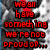Red pixelated text overlays a grayscale anime-style character with visible facial features and clothing details.