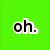 Four distinct text elements displayed in a on solid colored backgrounds: green, pink, blue, and gray