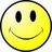 A yellow smiley face icon with black eyes and a curved mouth appears on the left side of a bright yellow background, accompanied by pixelated text reading "I am nobody," "Nobody is perfect," and "Therefore I am PERFECT."