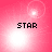 Four- of pink backgrounds with white starbursts and black 'STAR' text, each showing a different animation frame
