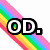 Four pixelated text icons arranged in a with rainbow, cloud, and heart motifs on colorful backgrounds