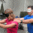 A 48x48 pixel animated contact sheet showing two frames of a Fear Factor logo with a blurred background image of people in motion.