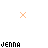 Pixelated orange X shapes and black text reading 'Jenna' appear in a with light blue decorative lines on white background