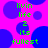 A static image with a bright pink background featuring overlapping blue circles and green pixelated text reading 'livin life 2 its fullest' arranged in a pattern
