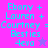 Pixelated text and star symbols on a split background of pink and purple hues, with cyan text and star colors shifting between frames.