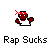 A 3x3 grid of pixel art buddy icons featuring two character designs with text labels, one red bandana-wearing figure and one green mohawked figure, displayed on a gray background.