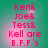 A static image with four identical showing pink text on a teal background with a soft pink glow