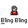 Animated contact sheet of a pixel art character with red outfit and white gloves, showing multiple frames of motion across 5x5 grid layout.