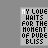 A 5x5 contact sheet of animated frames showing a text-based buddy icon with changing letter colors on a gray background.