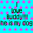 A static digital image with a bright cyan background covered in repeating pink star shapes, featuring repeated text in dark green pixelated font.