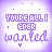 identical purple and white pixelated icons displaying the text "YOU'RE ALL I EVER WANTED" with small decorative symbols above each instance