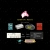 Pixelated static image with multiple colored shapes on black background including pink, teal, white, yellow, red, and gray elements.