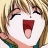 A 48x48 pixel buddy icon featuring a cartoon character with blonde hair and an open mouth on the left, next to black background text reading "Anime IM" and "COM" on the right.