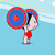 Animated contact sheet of a cartoon character lifting blue and red circular weights against a light blue background with white streaks.
