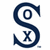 Two stylized baseball team logos side-by-side: a dark blue 'SOX' with an 'O' above an 'X' inside a curved 'S', and a black-and-white 'SOX' with a stylized 'S' and 'X' with a bat-like shape.